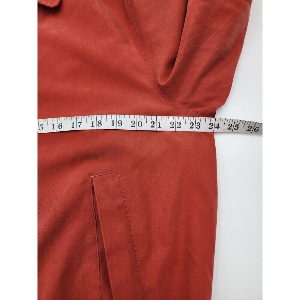 Vintage Orvis Signature Series Jacket Mens M Soft Faux Suede Lined Burnt… - Picture 13 of 15